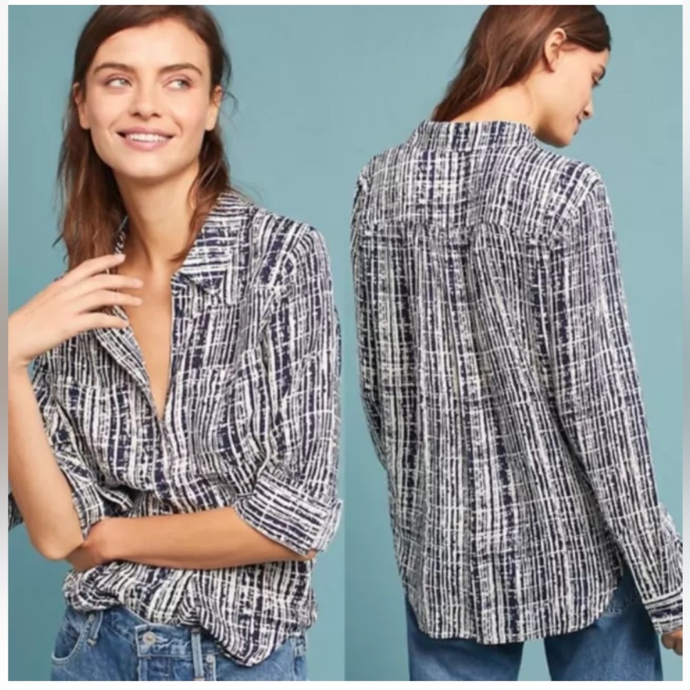 Anthropologie Holding Horses Button Down 8
